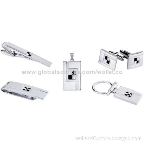 Fashion Gentleman Style 316L Stainless Steel Jewelry Set, ODM/OEM Designs Accepted